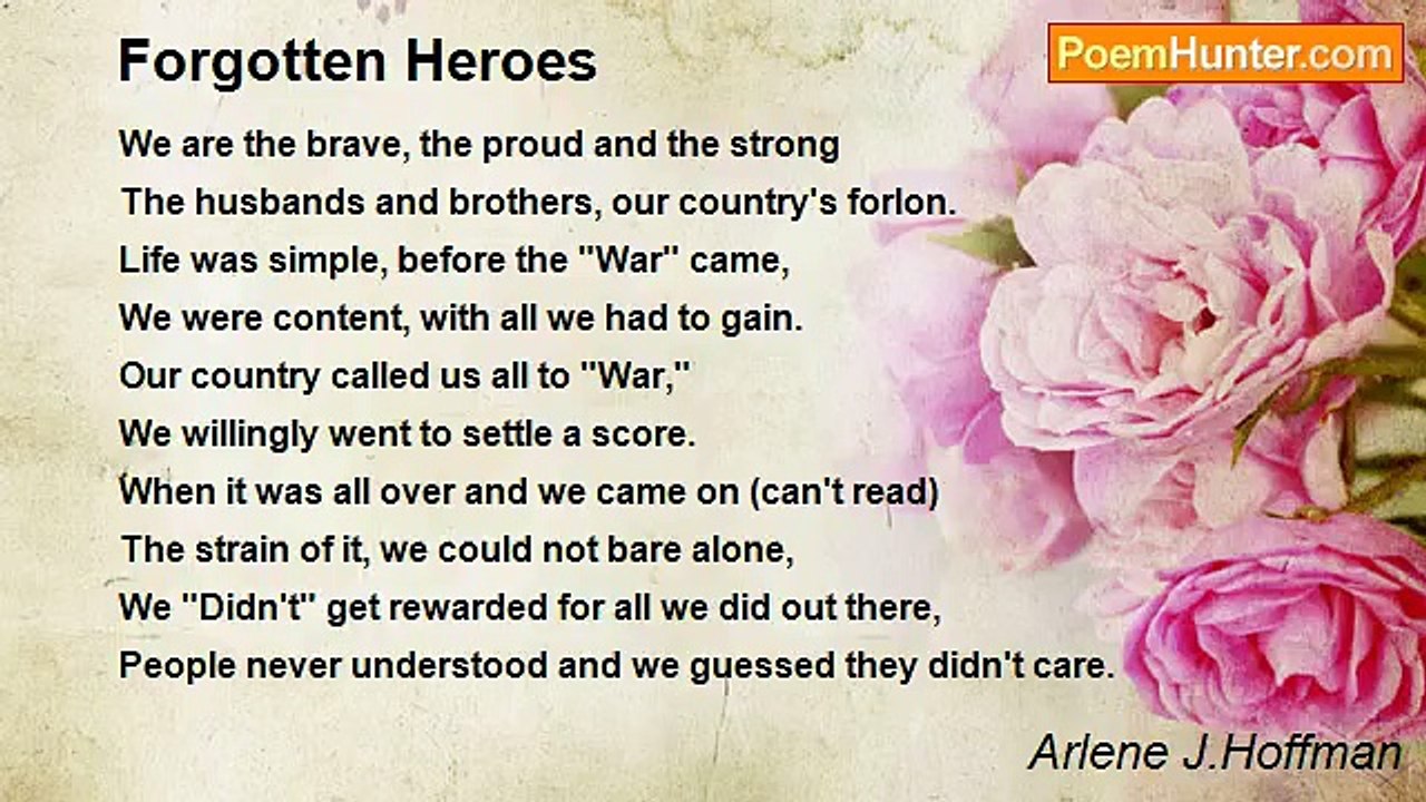 Arlene J.Hoffman - Forgotten Heroes