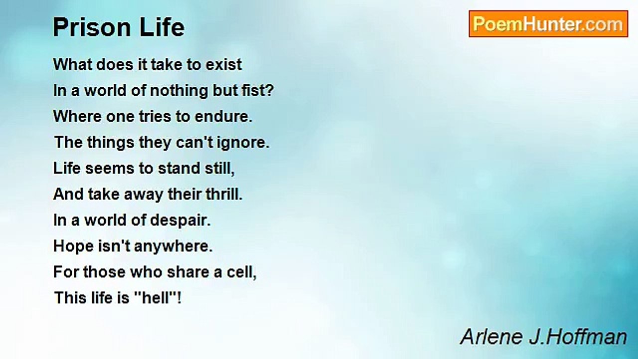 Arlene J.Hoffman - Prison Life