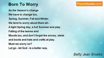 Betty Jean Brooks - Born To Worry