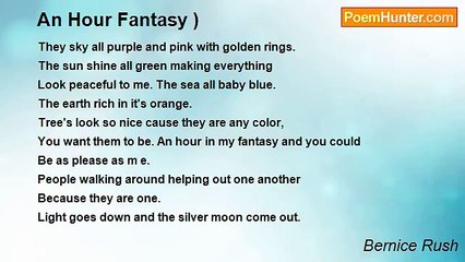 Bernice Rush - An Hour Fantasy )