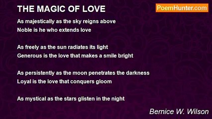 Bernice W. Wilson - THE MAGIC OF LOVE