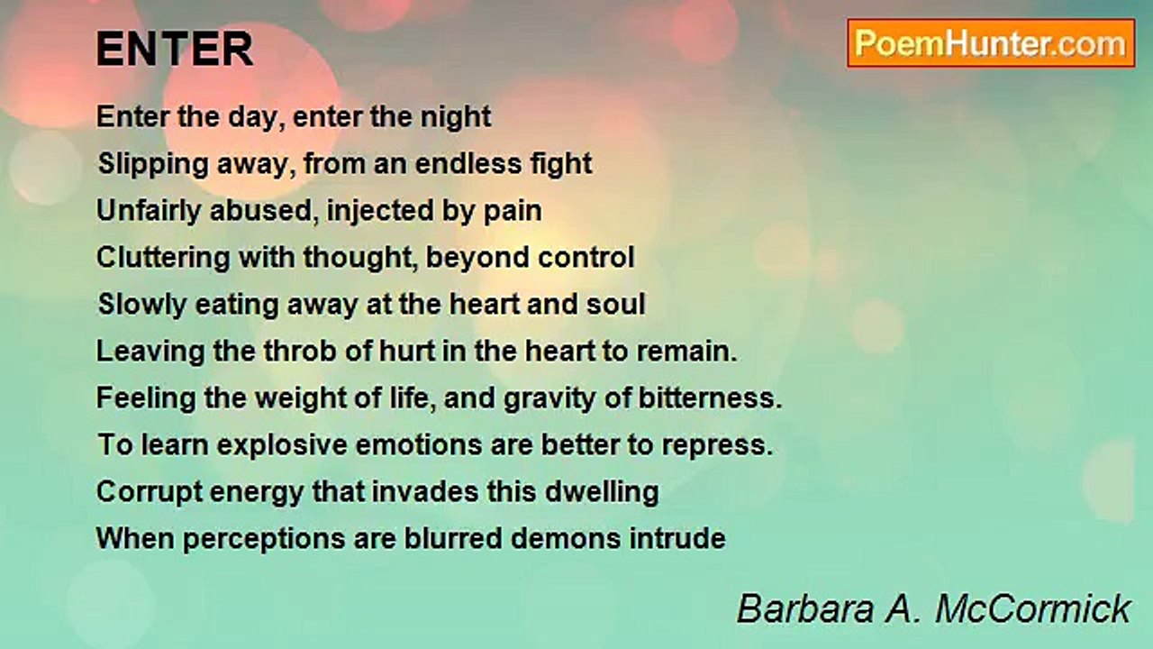 Barbara A. McCormick - ENTER