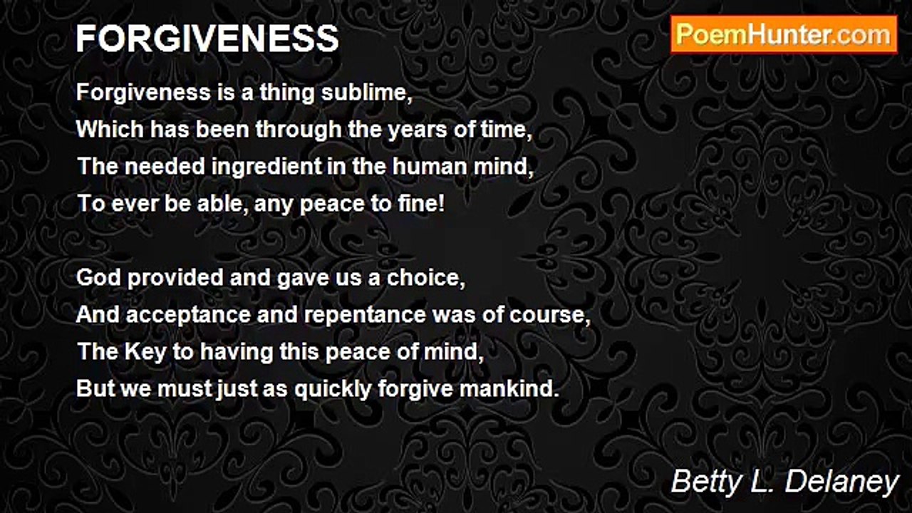 Betty L. Delaney - FORGIVENESS