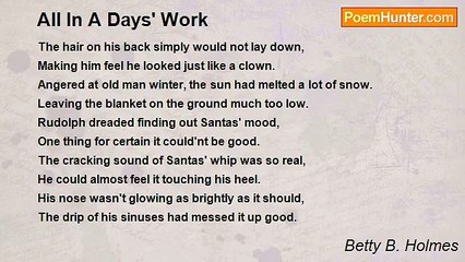 Betty B. Holmes - All In A Days' Work