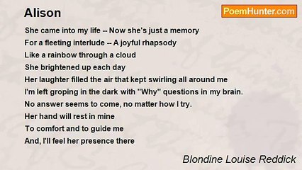 Blondine Louise Reddick - Alison