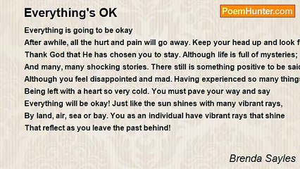 Brenda Sayles - Everything's OK