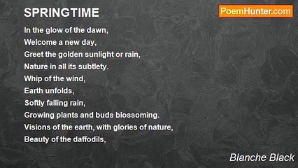 Blanche Black - SPRINGTIME