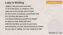 Bonnie S. Lee - Lady In Waiting