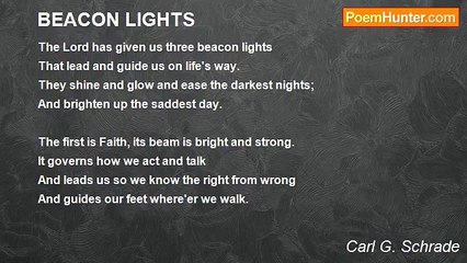 Carl G. Schrade - BEACON LIGHTS