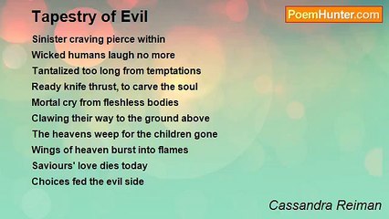 Cassandra Reiman - Tapestry of Evil