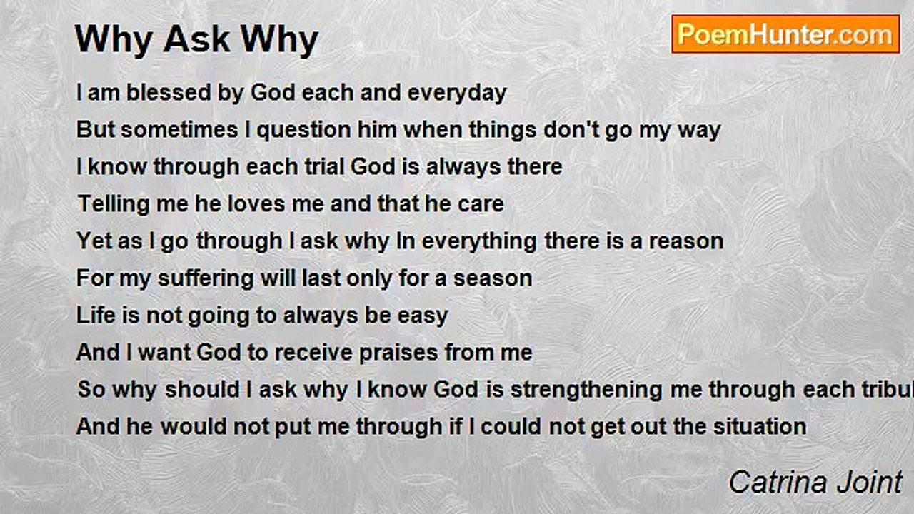 Catrina Joint - Why Ask Why