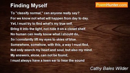 Cathy Bales Wilder - Finding Myself