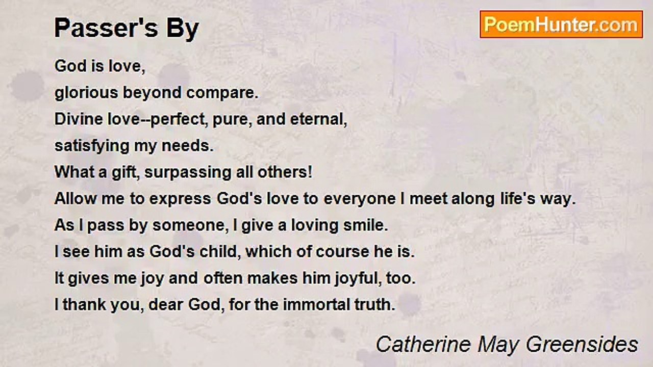 Catherine May Greensides - Passer's By