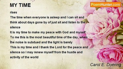 Carol E. Doering - MY TIME