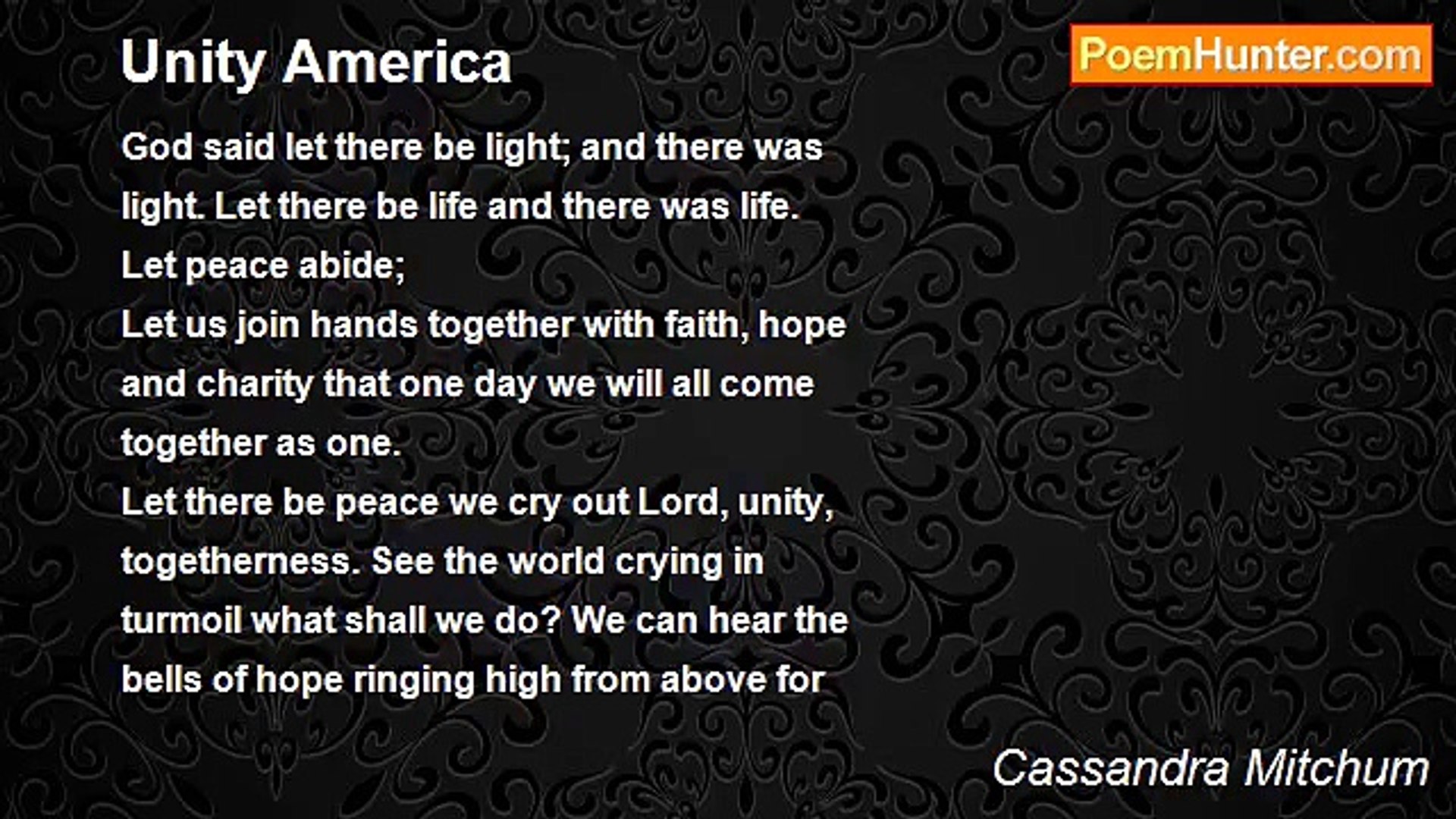 ⁣Cassandra Mitchum - Unity America