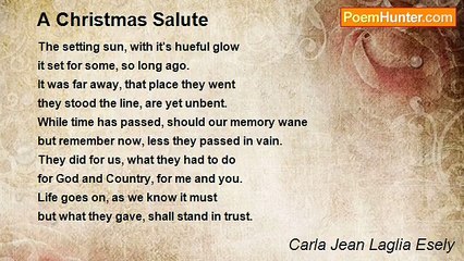 Carla Jean Laglia Esely - A Christmas Salute