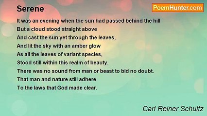 Carl Reiner Schultz - Serene