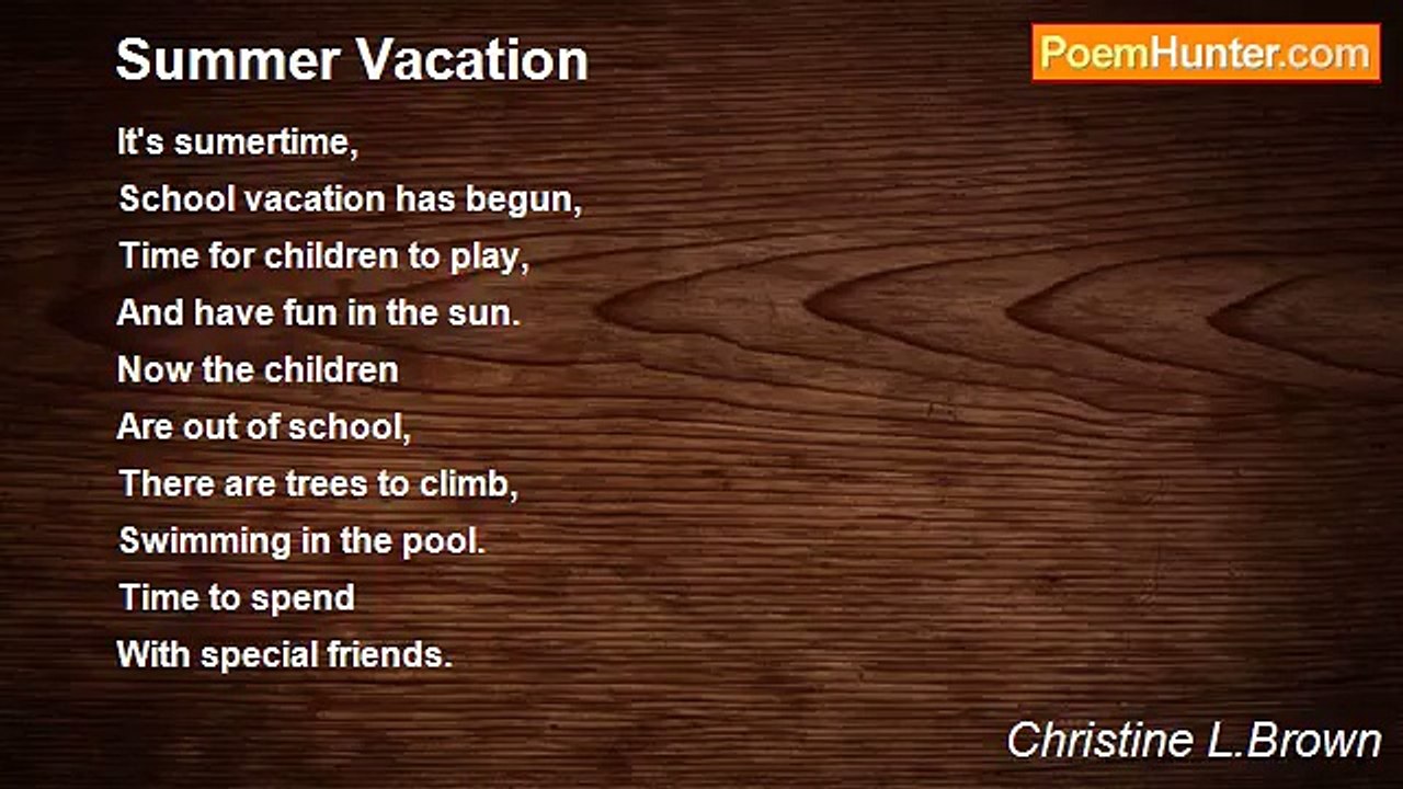 Christine L.Brown - Summer Vacation