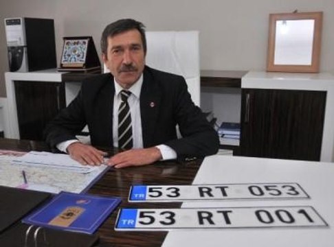 Cumhurbaşkanı Erdoğan'ın Memleketinde Araçlara 'Rt' Plakası