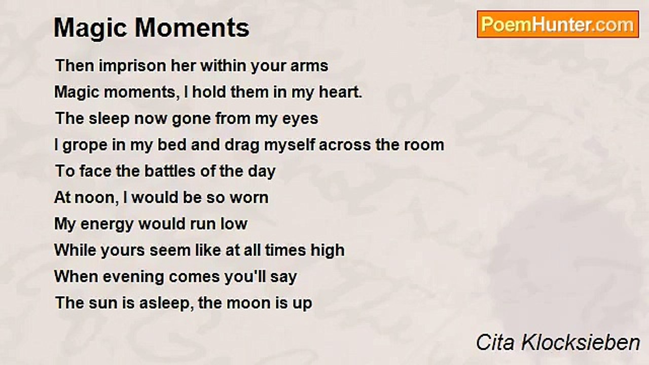 Cita Klocksieben - Magic Moments