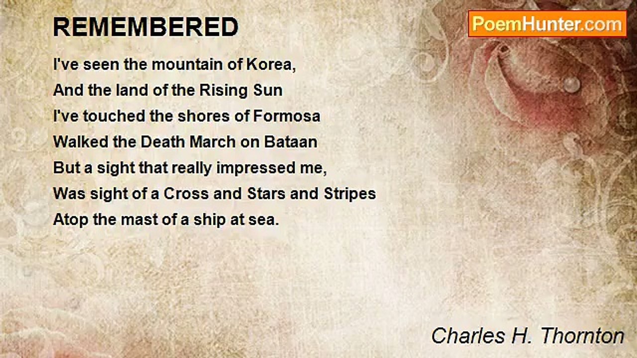 Charles H. Thornton - REMEMBERED