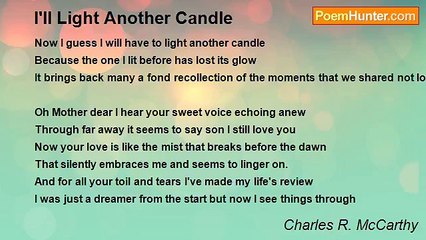 Charles R. McCarthy - I'll Light Another Candle