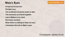 Christopher James Kurtz - Mala's Eyes