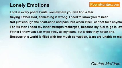 Clarice McClain - Lonely Emotions