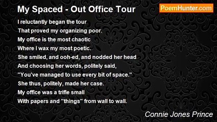 Connie Jones Prince - My Spaced - Out Office Tour