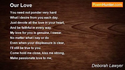 Deborah Lawyer - Our Love