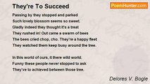 Delores V. Bogle - They're To Succeed