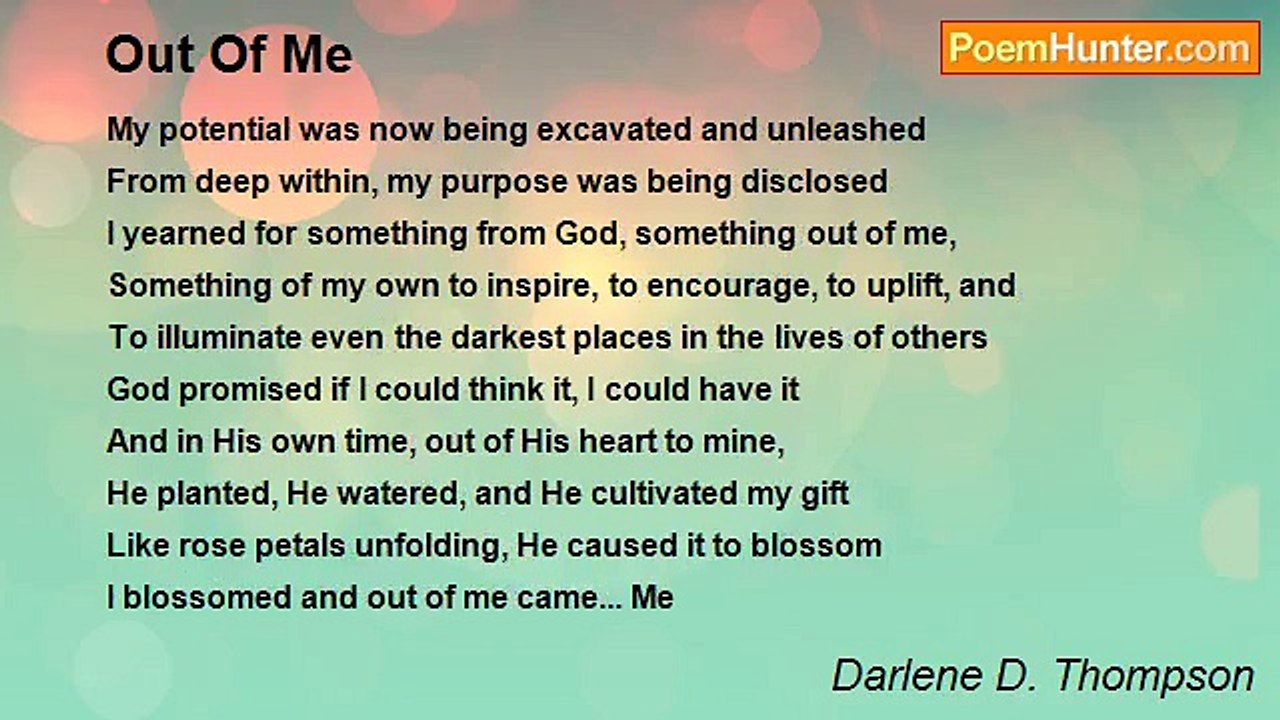 Darlene D. Thompson - Out Of Me