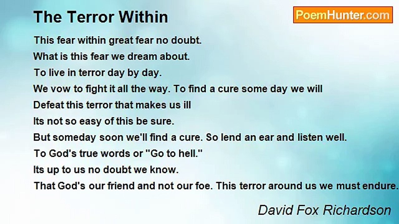 David Fox Richardson - The Terror Within