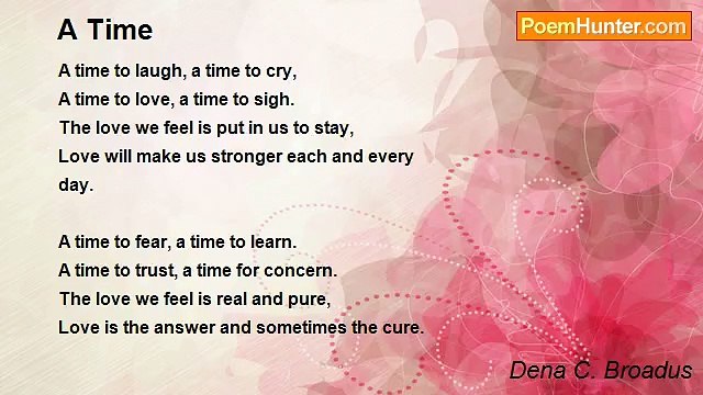 Dena C. Broadus - A Time