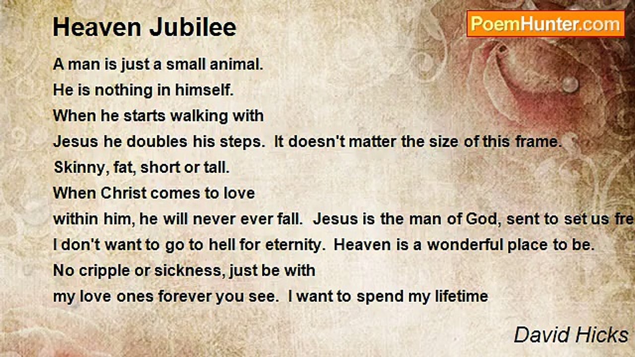 David Hicks - Heaven Jubilee