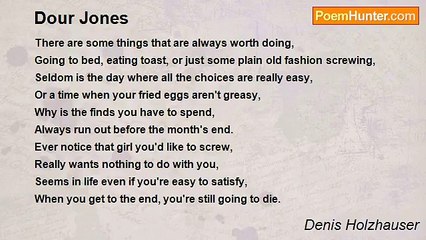 Denis Holzhauser - Dour Jones