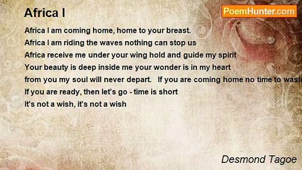 Desmond Tagoe - Africa I