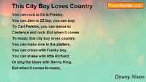 Dewey Nixon - This City Boy Loves Country