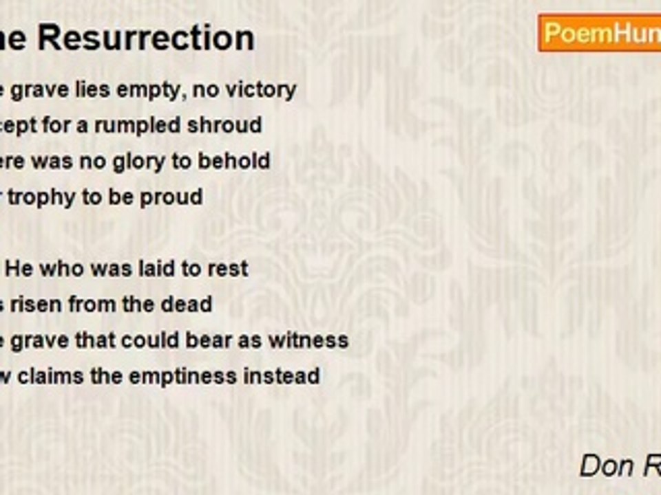 Don Richards - The Resurrection