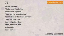 Dorothy Saunders - 70