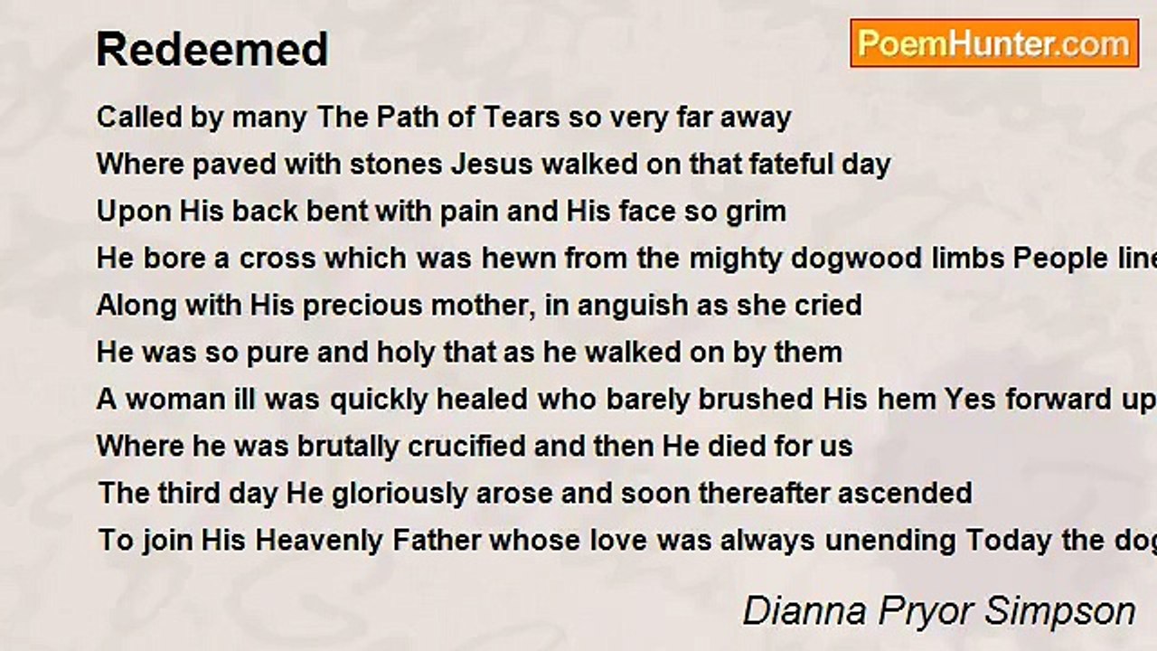 Dianna Pryor Simpson - Redeemed