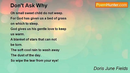 Doris June Fields - Don't Ask Why