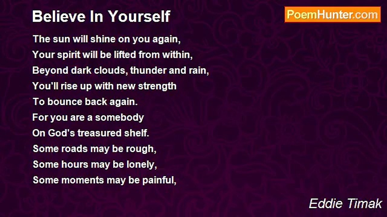 Eddie Timak - Believe In Yourself