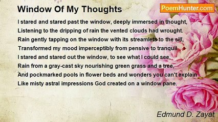 Edmund D. Zayat - Window Of My Thoughts