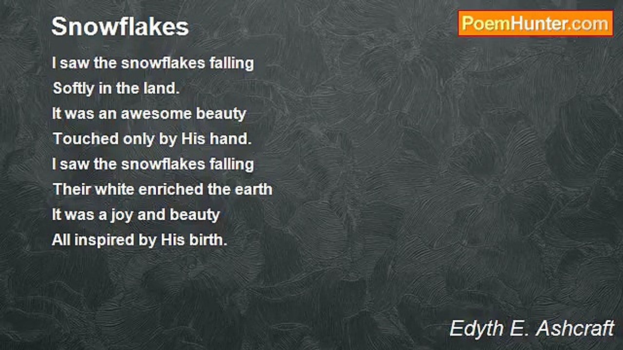 Edyth E. Ashcraft - Snowflakes