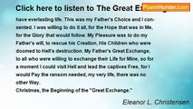Eleanor L. Christensen - Click here to listen to The Great Exchange
