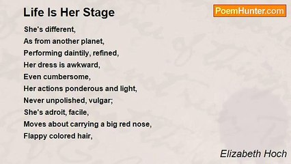 Elizabeth Hoch - Life Is Her Stage