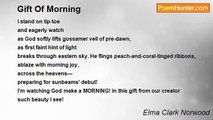 Elma Clark Norwood - Gift Of Morning