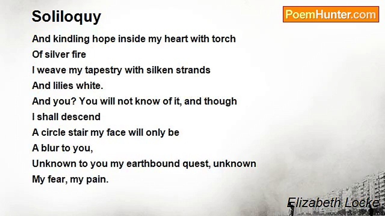 Elizabeth Locke - Soliloquy