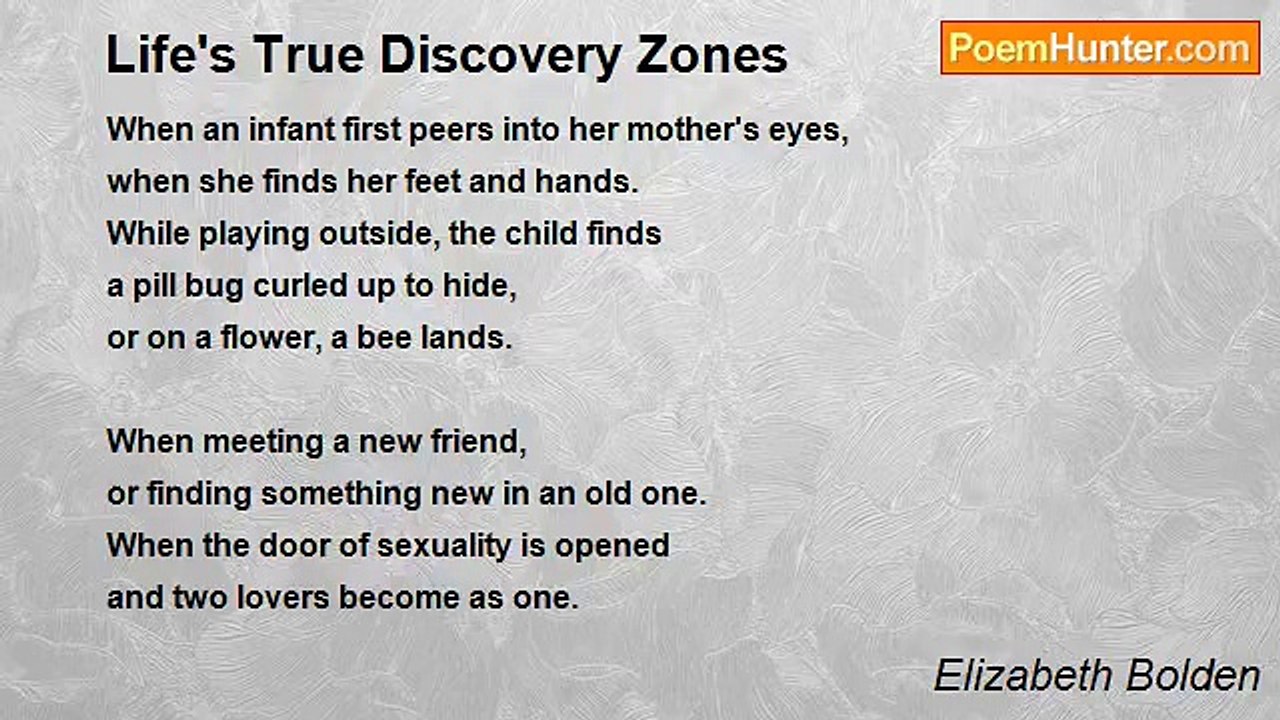 Elizabeth Bolden - Life's True Discovery Zones